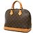 Louis Vuitton Brown Monogram Alma PM Marrom - vista 2