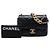 Chanel Black Mini CC Quilted Calfskin Multi Chain Single Flap Negro - vista 7