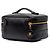 Borsa Vanity Chanel in pelle d'agnello matelassé nera con CC Nero - vista 2