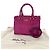 Borsa in pelle rosa Salvatore Ferragamo Double Gancini - vista 12