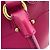 Borsa in pelle rosa Salvatore Ferragamo Double Gancini - vista 6