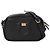 Gancini Mini borsa in pelle nera Salvatore Ferragamo Nero