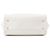 Saco Tote com corrente Chanel em couro de bezerro grão branco - vista 3
