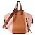 Bolsa Loewe Hammock Small em pele de vitelo granulada Marrom Rosa