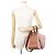 Bolsa Loewe Hammock Small em pele de vitelo granulada Marrom Rosa - vista 4