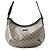 Borsa a tracolla Gucci GG Crystal Leather Marrone Nero D'oro