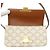 Céline Borsa a tracolla Celine Triomphe Claude Marrone Bianco - vista 5