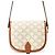 Céline Bolso de hombro Celine Medium Folco Triomphe Castaño Blanco