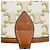 Céline Bolso de hombro Celine Medium Folco Triomphe Castaño Blanco - vista 14