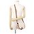 Céline Bolso de hombro Celine Medium Folco Triomphe Castaño Blanco - vista 4