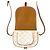 Céline Bolso de hombro Celine Medium Folco Triomphe Castaño Blanco - vista 5