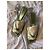 Jimmy Choo Sandali Thong in Pelle Verde Menta con Cuore - vista 2