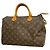 Borsa Louis Vuitton Monogram Speedy 30 Marrone