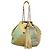 Borsa a tracolla Chanel Matelassé in camoscio Blu Beige Verde