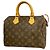 Bolso Louis Vuitton Monogram Speedy 25 Castaño