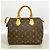 Bolso Louis Vuitton Monogram Speedy 25 Castaño - vista 11
