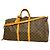 Louis Vuitton Boston Monogram Keepall Bandoulière 60 Castaño
