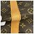 Louis Vuitton Boston Monogram Keepall Bandoulière 60 Castaño - vista 7
