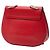 Borsa a tracolla con catena Chloé Drew in pelle rossa Rosso - vista 2