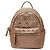 MCM Studded Backpack in Pink Leather
