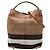 Borsa Hobo Burberry Nova Check Ashby Medium Beige