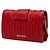 Borsa a tracolla con catena Miu Miu Matelassé in pelle rossa Rosso - vista 2