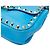 Bolso de hombro Valentino Rockstud Azul - vista 5