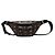 Borsello da vita MCM Maxi Visetos Logogram Fursten Nero Arancione
