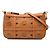 Bolso bandolera MCM Visetos Logogram Castaño