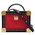 Borsa a mano/Borsa a tracolla MCM Logo Studded Nero Rosso