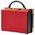 Borsa a mano/Borsa a tracolla MCM Logo Studded Nero Rosso - vista 2