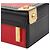 Borsa a mano/Borsa a tracolla MCM Logo Studded Nero Rosso - vista 4