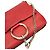 Borsa a tracolla Chloé Faye Rosso - vista 5