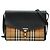 Borsa a tracolla Burberry Nova Check Marrone Nero