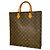 Saco Tote Louis Vuitton Monogram Sac Plat Marrom