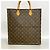 Saco Tote Louis Vuitton Monogram Sac Plat Marrom - vista 11