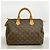 Bolso Louis Vuitton Monogram Speedy 30 Castaño - vista 11