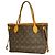 Bolso Tote Louis Vuitton Monogram Neverfull PM Castaño