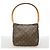 Sac à épaule Louis Vuitton Monogram Looping MM Marron - vue 11