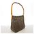 Sac à épaule Louis Vuitton Monogram Looping MM Marron - vue 2