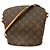 Bolso de hombro Louis Vuitton Monogram Druot Castaño
