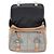 Bolsa de ombro Prada em couro Saffiano e nylon Marrom Preto - vista 5