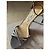 Jimmy Choo Dinda 85 Sandali Glitter Argento Silver hardware - vista 3