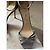 Jimmy Choo Dinda 85 Sandali Glitter Argento Silver hardware - vista 4
