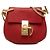 Chloé Drew Mini Crossbody Chain Schultertasche Rot