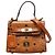 Handtasche/Schultertasche MCM Logogram Visetos Braun