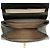Borsa a tracolla con catena Chloé Drew Mini Crossbody Nero Bianco - vista 4
