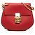 Bolso de hombro Chloé Drew Roja