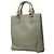 Saco Tote Chloé em couro verde - vista 2