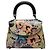 Borsa Flower Giorgio Armani Multicolore Beige